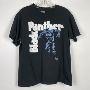 Marvel Disney Black Panther Cotton Short Sleeve T Shirt Tee Top Junior Medium M